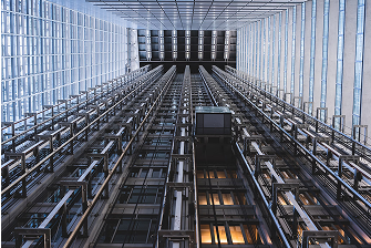 Лифт вид снизу